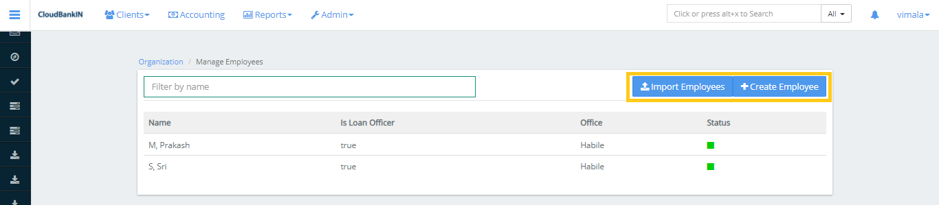 Create Employee