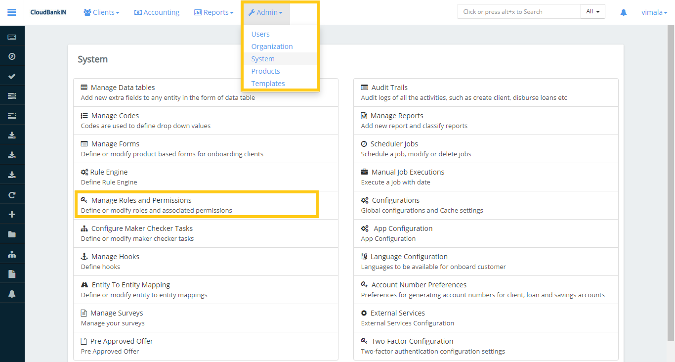 Roles & Permissions